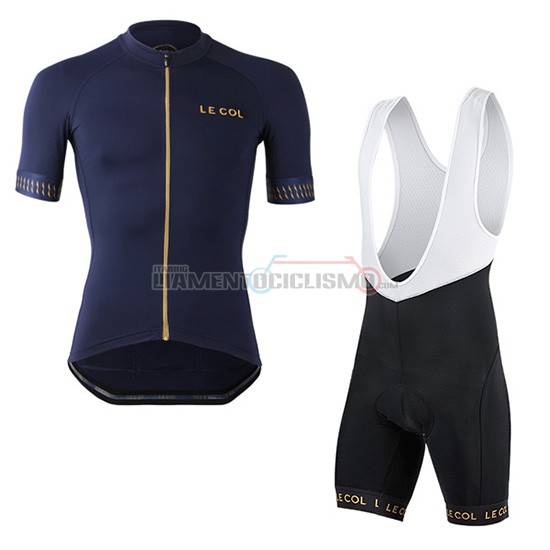 Abbigliamento Ciclismo Lecol Manica Corta 2019 Blu