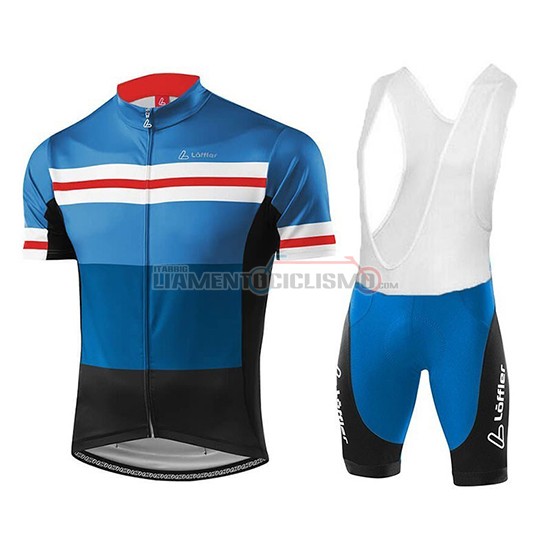 Abbigliamento Ciclismo Loffler Manica Corta 2018 Nero Blu