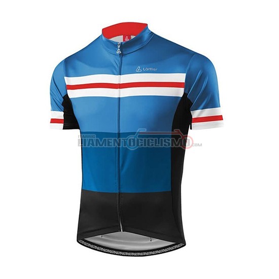 Abbigliamento Ciclismo Loffler Manica Corta 2018 Nero Blu
