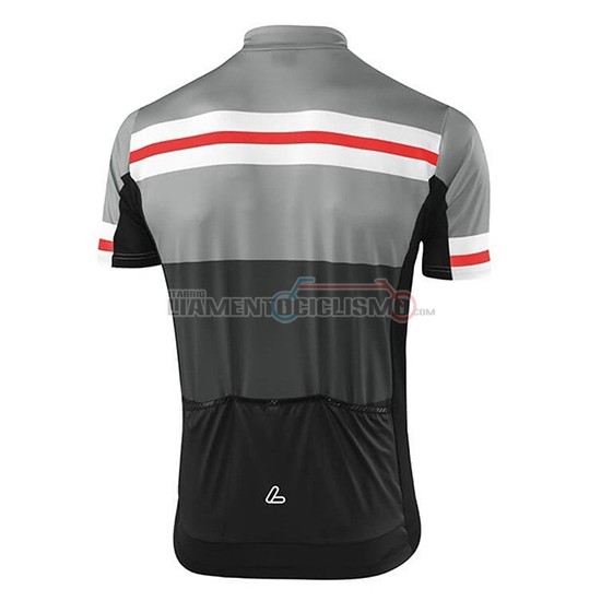 Abbigliamento Ciclismo Loffler Manica Corta 2018 Nero Grigio