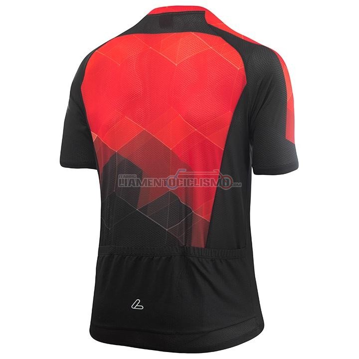 Abbigliamento Ciclismo Loffler Manica Corta 2020 Nero Rosso