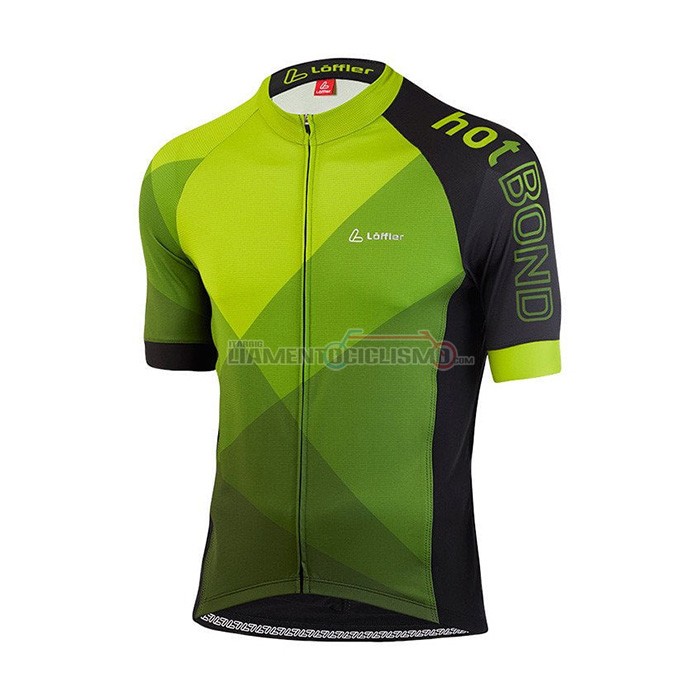 Abbigliamento Ciclismo Loffler Manica Corta 2021 Giallo Verde