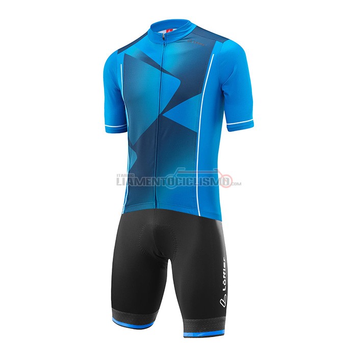 Abbigliamento Ciclismo Loffler Manica Corta 2022 Azzurro Blu