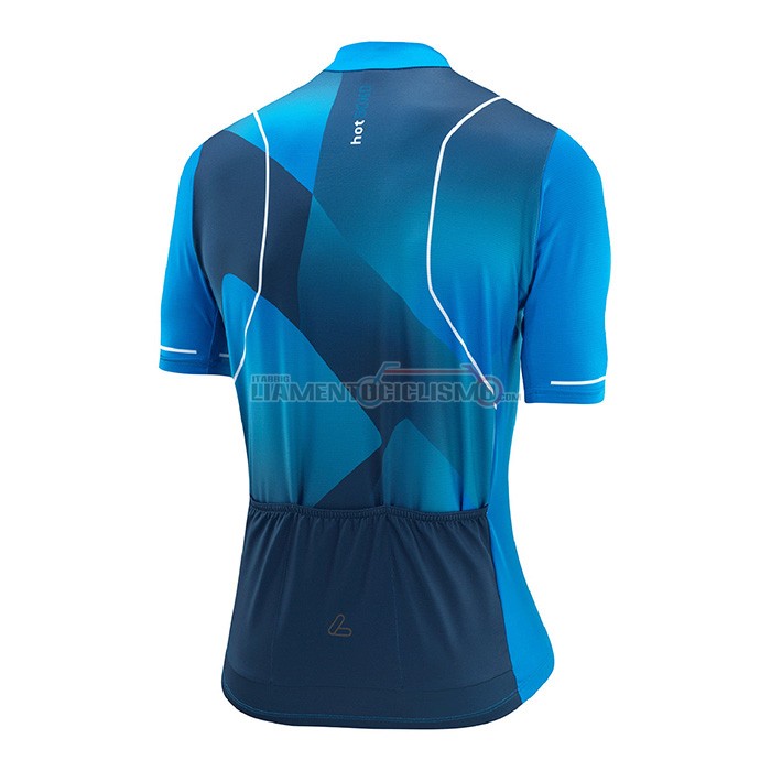 Abbigliamento Ciclismo Loffler Manica Corta 2022 Azzurro Blu