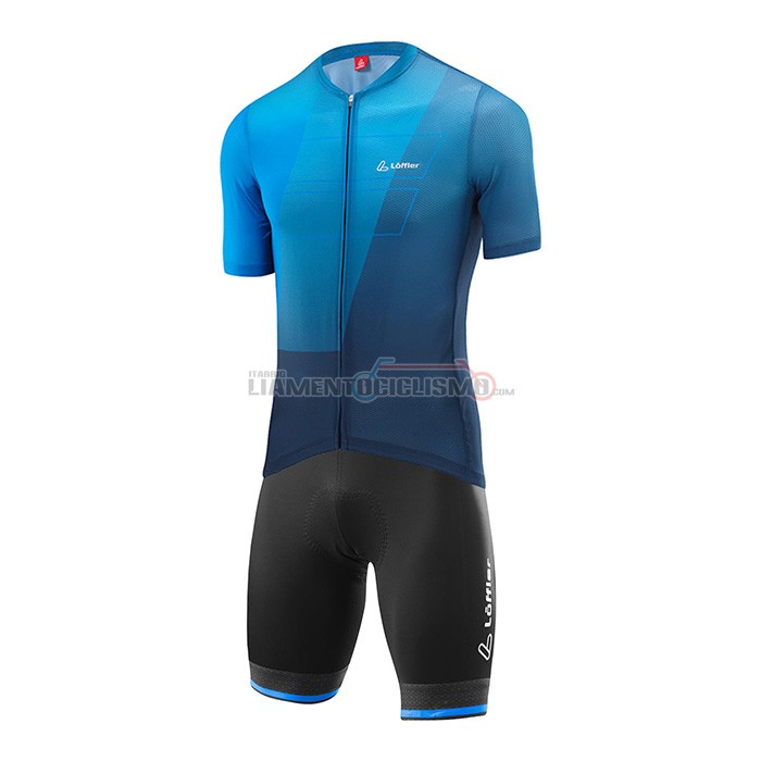 Abbigliamento Ciclismo Loffler Manica Corta 2022 Blu