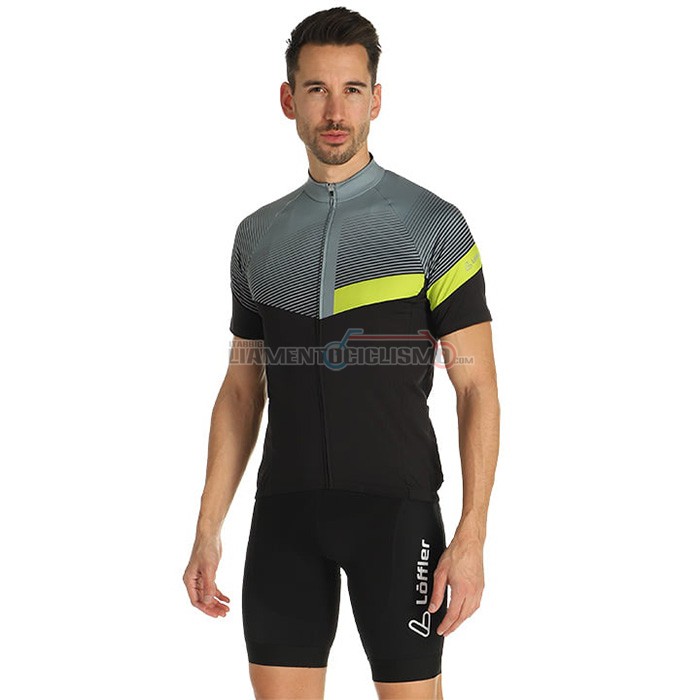 Abbigliamento Ciclismo Loffler Manica Corta 2022 Grigio