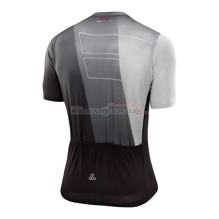 Abbigliamento Ciclismo Loffler Manica Corta 2022 Nero Bianco Grigio