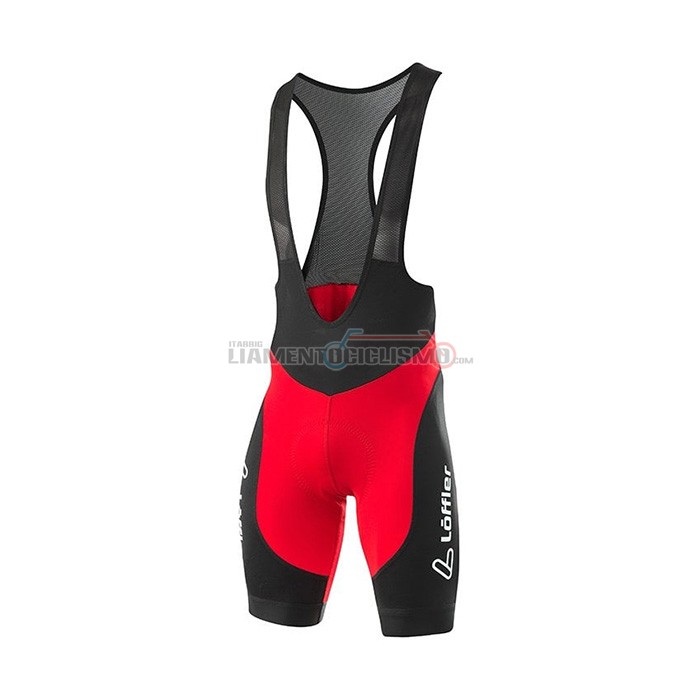 Abbigliamento Ciclismo Loffler Manica Corta 2022 Nero Rosso
