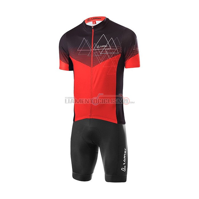 Abbigliamento Ciclismo Loffler Manica Corta 2022 Rosso