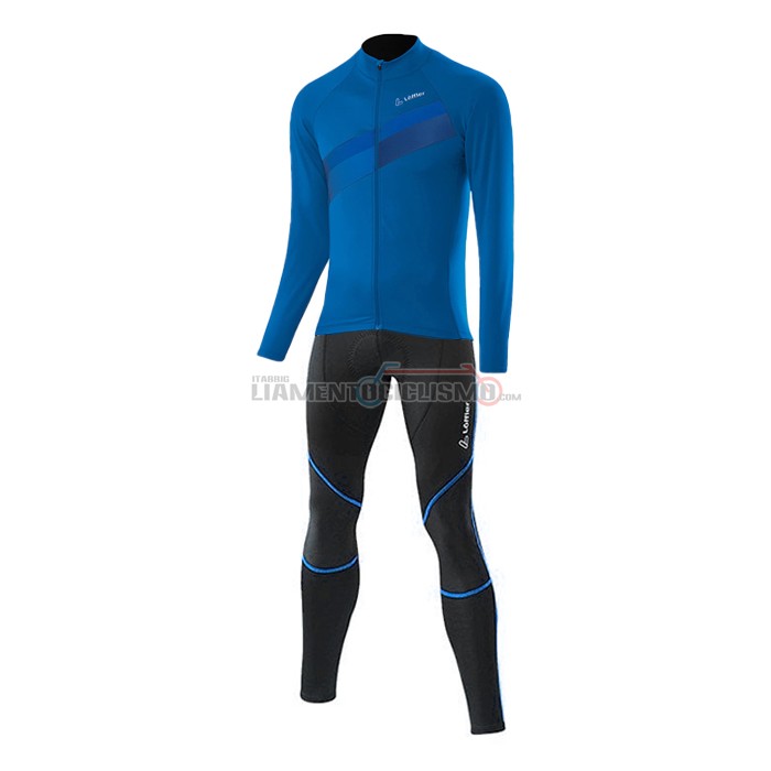 Abbigliamento Ciclismo Loffler Manica Lunga 2021 Blu