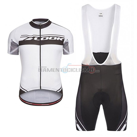 2017 Abbigliamento Ciclismo Look Pro Equipo Manica Corta Nero e Bianco