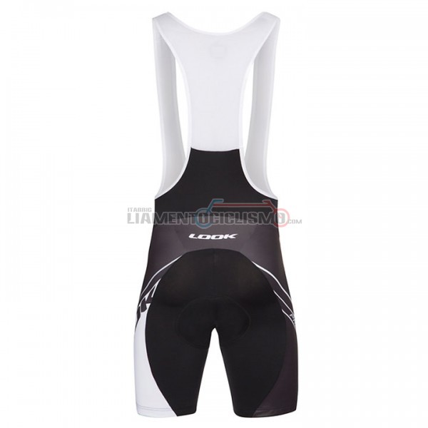 2017 Abbigliamento Ciclismo Look Pro Equipo Manica Corta Nero e Bianco