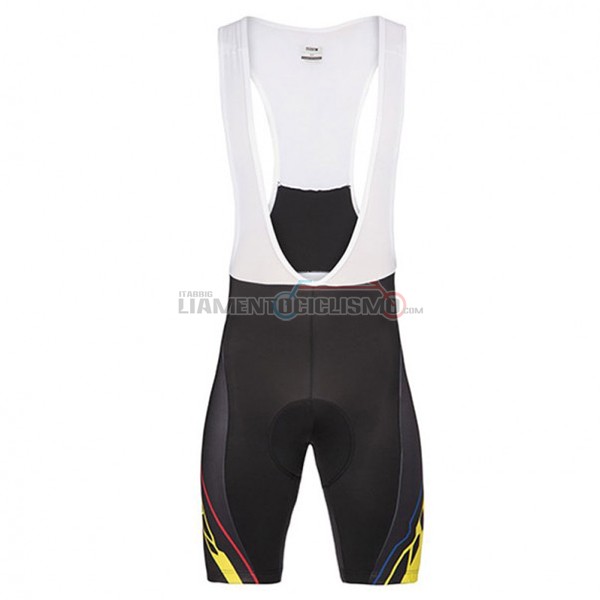 2017 Abbigliamento Ciclismo Look Pro Equipo Manica Corta Nero e Giallo