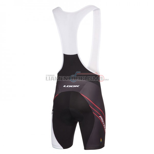 2017 Abbigliamento Ciclismo Look Pro Equipo Manica Corta Nero e Rosso