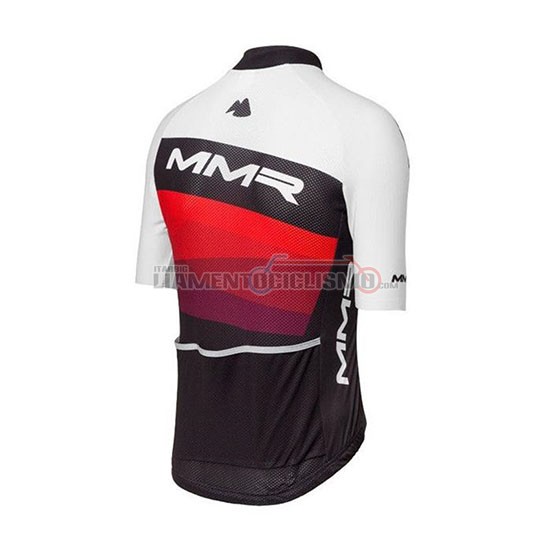Abbigliamento Ciclismo MMR Manica Corta 2020 Bianco Nero Rosso