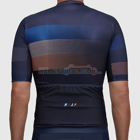 Abbigliamento Ciclismo Maap Aether Manica Corta 2019 Spento Blu