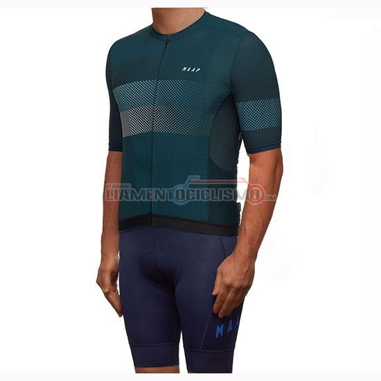 Abbigliamento Ciclismo Maap Aether Manica Corta 2019 Spento Verde