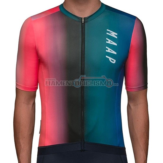 Abbigliamento Ciclismo Maap Cortina Manica Corta 2019 Rosso Verde Blu