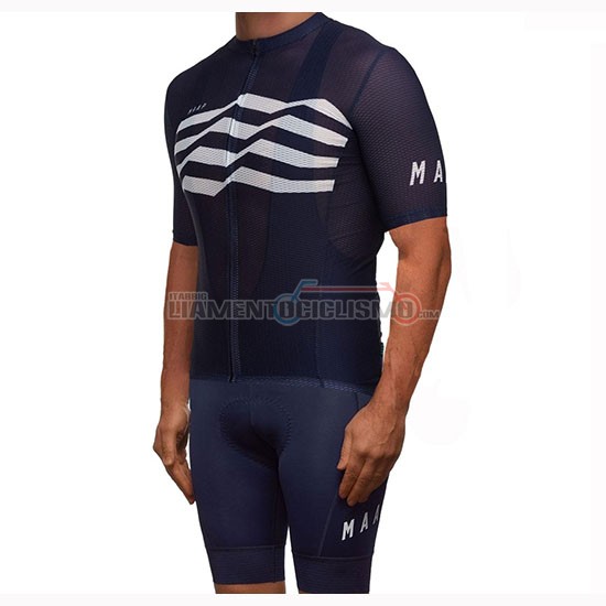 Abbigliamento Ciclismo Maap Flag Manica Corta 2019 Nero Bianco Nero