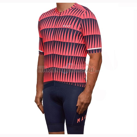 Abbigliamento Ciclismo Maap Manica Corta 2019 Rosso Nero