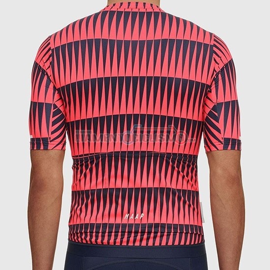 Abbigliamento Ciclismo Maap Manica Corta 2019 Rosso Nero