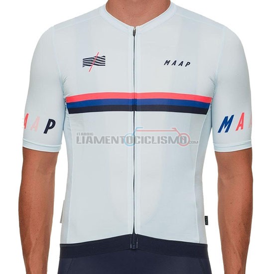Abbigliamento Ciclismo Maap Nationals Manica Corta 2019 Bianco