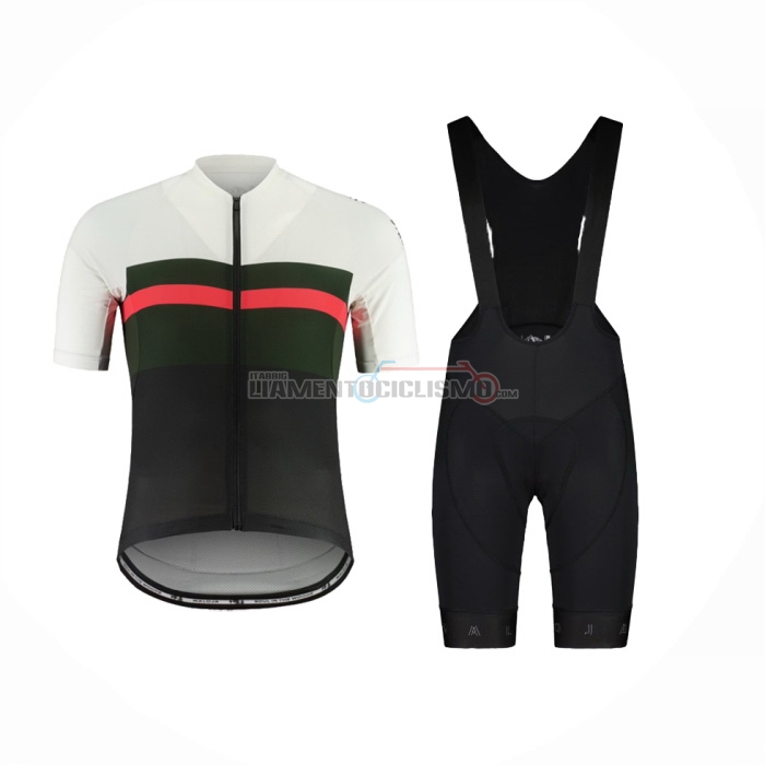 2024 Abbigliamento Ciclismo Maloja Nero Bianco Manica Corta e Salopette