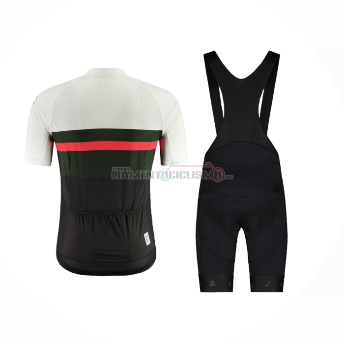2024 Abbigliamento Ciclismo Maloja Nero Bianco Manica Corta e Salopette