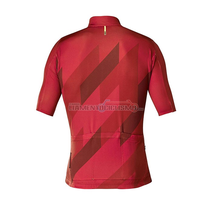 Abbigliamento Ciclismo Mavic Manica Corta 2020 Nero Rosso