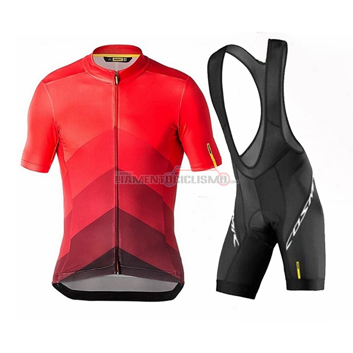 Abbigliamento Ciclismo Mavic Manica Corta 2020 Rosso Nero