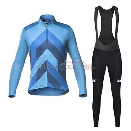 Abbigliamento Ciclismo Mavic Manica Lunga 2020 Blu