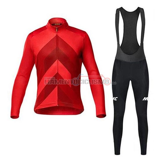 Abbigliamento Ciclismo Mavic Manica Lunga 2020 Rosso