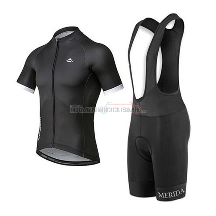 Abbigliamento Ciclismo Merida Manica Corta 2020 Nero