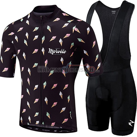 Abbigliamento Ciclis Morvelo Manica Corta 2018 Nero