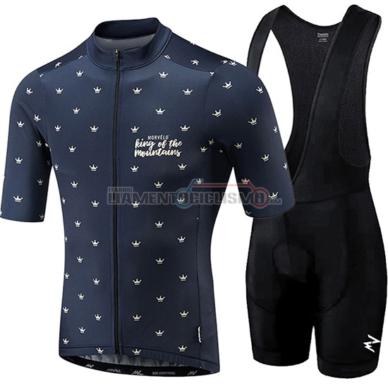 Abbigliamento Ciclis Morvelo Manica Corta 2018 Spento Blu