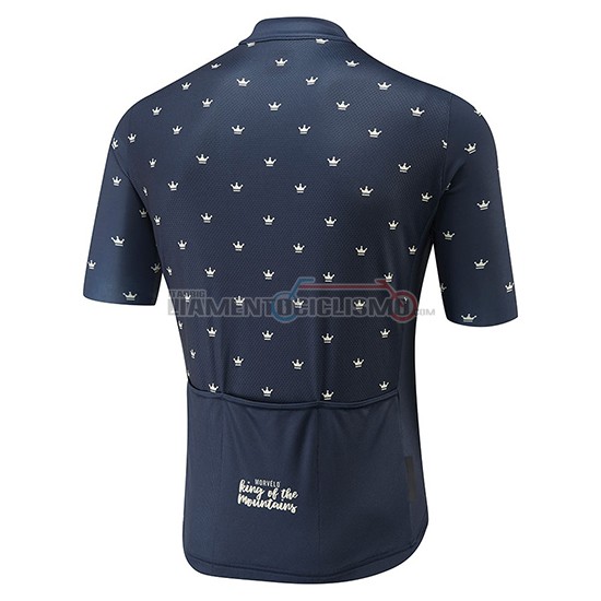 Abbigliamento Ciclis Morvelo Manica Corta 2018 Spento Blu