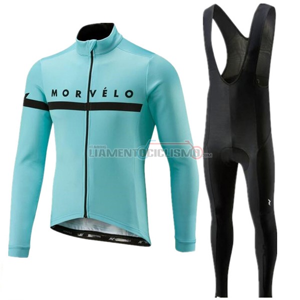 Abbigliamento Ciclismo Morvelo Manica Corta 2018 Blu