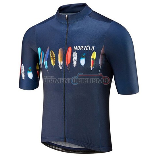 Abbigliamento Ciclismo Morvelo Manica Corta 2019 Spento Blu