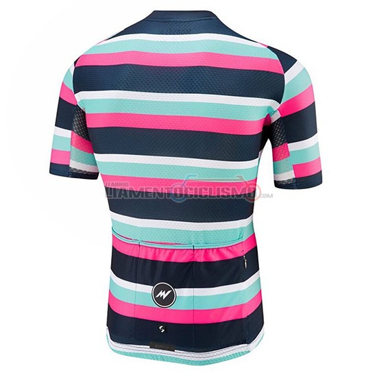 Abbigliamento Ciclismo Morvelo Manica Corta 2019 Verde Rosa Nero