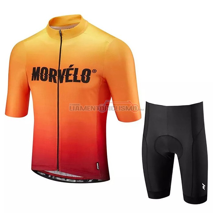 Abbigliamento Ciclismo Morvelo Manica Corta 2020 Arancione