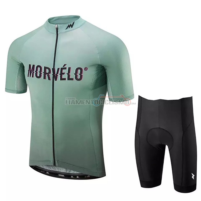 Abbigliamento Ciclismo Morvelo Manica Corta 2020 Verde