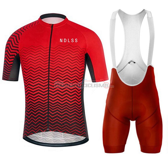 Abbigliamento Ciclismo NDLSS Manica Corta 2020 Rosso