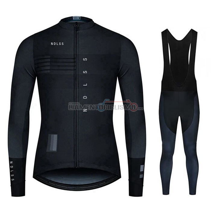 Abbigliamento Ciclismo NDLSS Manica Lunga 2020 Nero