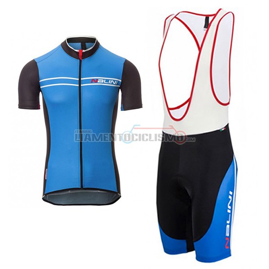 2017 Abbigliamento Ciclismo Nalini Sinello Ti Manica Corta Blu