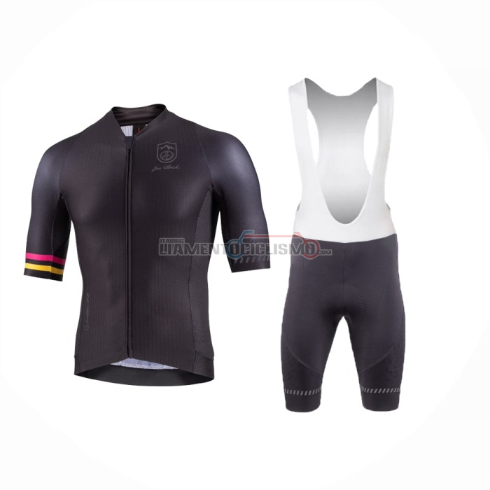 2024 Abbigliamento Ciclismo Nalini Nero Manica Corta e Salopette