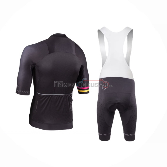 2024 Abbigliamento Ciclismo Nalini Nero Manica Corta e Salopette