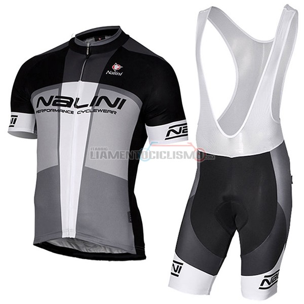 Abbigliamento Ciclismo Nalini Artico grigio e nero