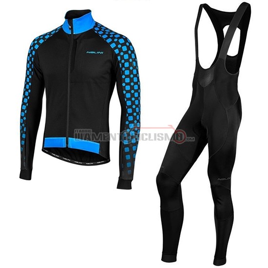 Abbigliamento Ciclismo Nalini CRIT 3L 2.0 Manica Lunga 2019 Nero Blu