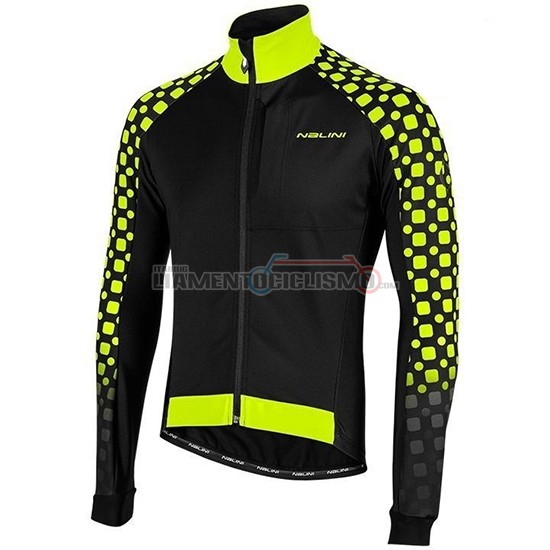 Abbigliamento Ciclismo Nalini CRIT 3L 2.0 Manica Lunga 2019 Nero Giallo