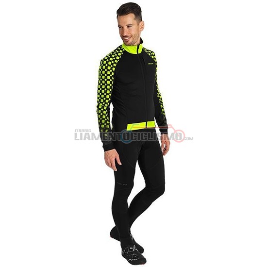 Abbigliamento Ciclismo Nalini CRIT 3L 2.0 Manica Lunga 2019 Nero Giallo